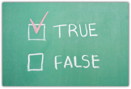 True - False